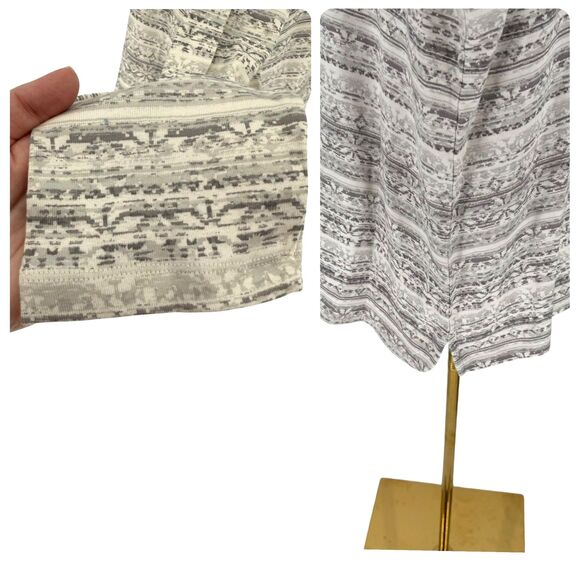 NWT J. Jill Pima Crew Neck Long Sleeve Tee 3x Snowflake Holiday Winter Cotton - Picture 13 of 14